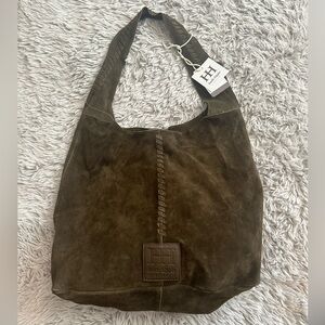 Suede Slouchy tote bag